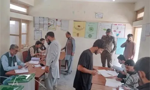 PPP leads GB poll tally despite crying foul PPP leads GB poll tally despite crying foul
