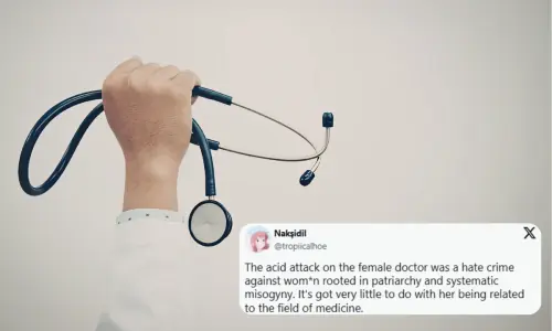 'Women are dying for saying no': X enraged after doctor severely injured in Quetta acid attack