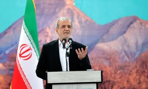 Iran will &lsquo;stand firm against any pressure or threat&rsquo;, says Pezeshkian after Trump threatens new attacks