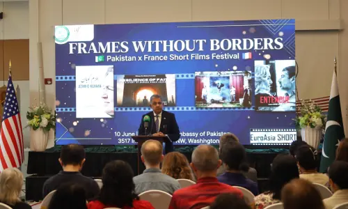 Pakistani, French short films play at Pakistan Embassy event in Washington DC