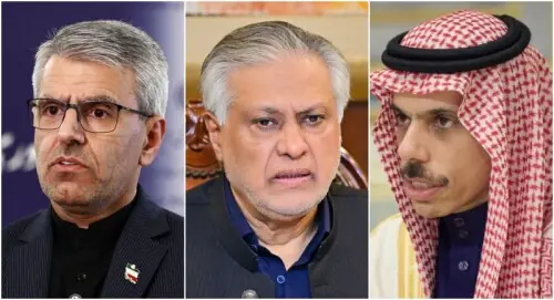 Iran denies Sunday memorandum signing as Dar, Saudi FM welcome ceremony 'scheduled for tomorrow'