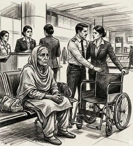 Airport frustration