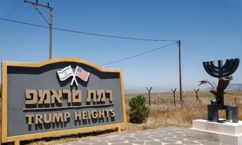 In 'Trump Heights', Israelis have not abandoned US president despite Iran deal