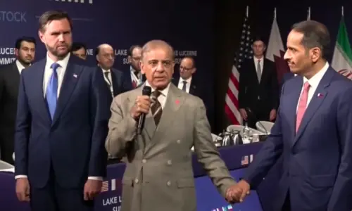 'Peace requires give and take': Vance, Shehbaz address summit opening ceremony ahead of US-Iran talks in Burgenstock