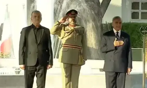Iran's President Pezeshkian welcomed with guard of honour at PM House Iran's President Pezeshkian welcomed with guard of honour at PM House