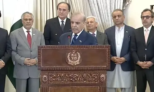 PM Shehbaz addresses joint statement with Iran president PM Shehbaz addresses joint statement with Iran president
