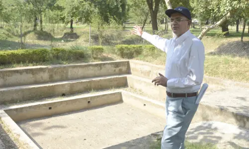 Rainwater harvesting project showcased at Kachnar Park