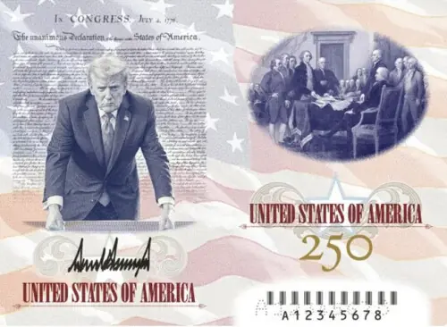 Trump unveils new US passport with his image