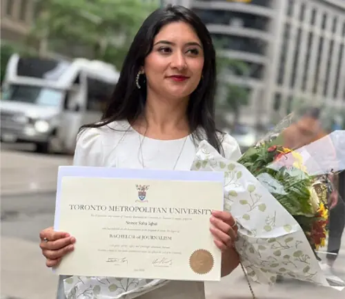 Mashal&rsquo;s sister gets degree from Toronto varsity