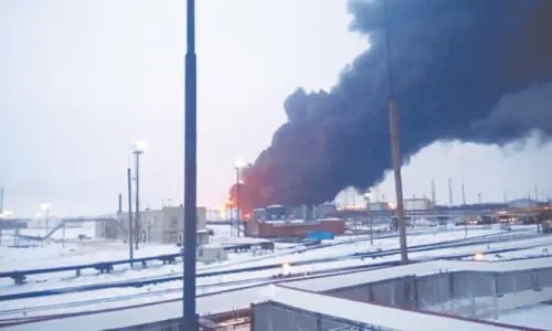 Ukrainian drone strikes target two Russian oil refineries