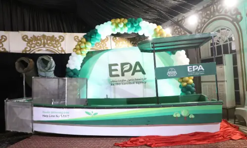 EPA Punjab launches skimming boat to remove plastic waste from Lahore Canal