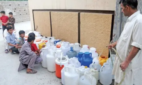 Rawalpindi faces acute water shortage amid summer heat Rawalpindi faces acute water shortage amid summer heat
