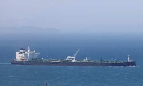 Oil tanker hit by 'unknown projectile' in Strait of Hormuz region, says maritime agency Oil tanker hit by 'unknown projectile' in Strait of Hormuz region, says maritime agency
