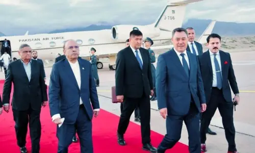 Pakistan, Kyrgyzstan reaffirm commitment to boosting bilateral ties, stress importance of deepening trade Pakistan, Kyrgyzstan reaffirm commitment to boosting bilateral ties, stress importance of deepening trade