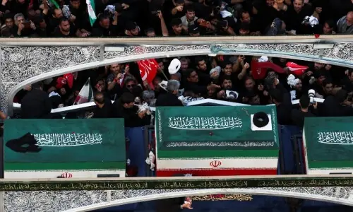 Assassinated Iranian supreme leader Ayatollah Khamene laid to rest in Mashhad