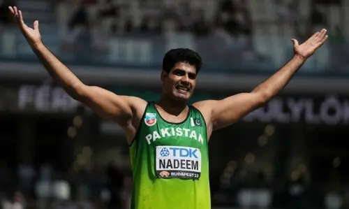 Olympic gold medallist Arshad Nadeem seeks to repeat history at Commonwealth Games Olympic gold medallist Arshad Nadeem seeks to repeat history at Commonwealth Games