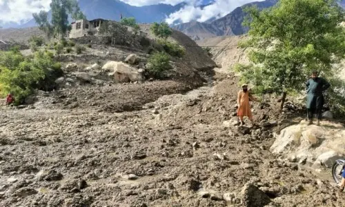 Floods wreak havoc on Diamer