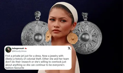 Social media decries colonial plunder after Zendaya wears ancient Iranian earrings to promote The Odyssey