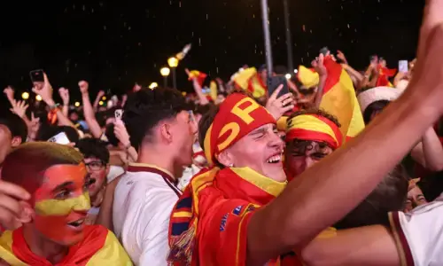 'Long live Spain!': Spaniards chant after team move to the cusp of 2nd World Cup crown 'Long live Spain!': Spaniards chant after team move to the cusp of 2nd World Cup crown
