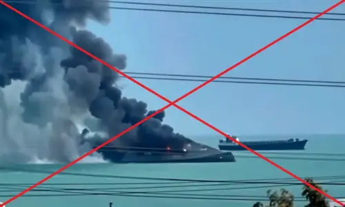 Fact check: Viral video does not show Iranian Navy destroying ship in Strait of Hormuz amid renewed hostilities