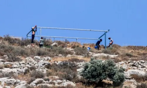 Two ex-leaders fear disappearance of Palestinian territories Two ex-leaders fear disappearance of Palestinian territories