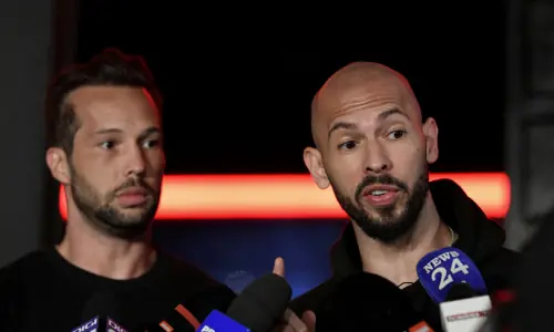 Andrew and Tristan Tate arrested in the US as UK authorities seek extradition Andrew and Tristan Tate arrested in the US as UK authorities seek extradition