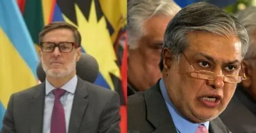 Dar, Venezuelan FM emphasise 'considerable potential' for enhancing economic collaboration Dar, Venezuelan FM emphasise 'considerable potential' for enhancing economic collaboration