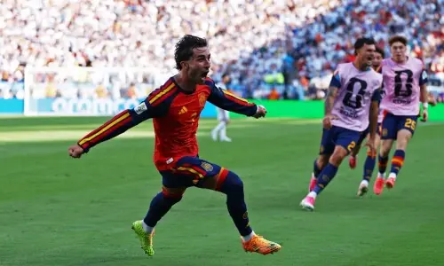 Ferran Torres ends drought as Spain 1-0 up against Argentina Ferran Torres ends drought as Spain 1-0 up against Argentina