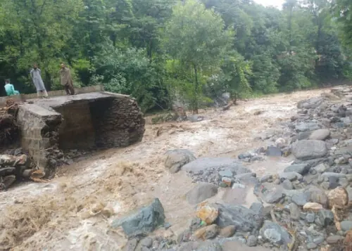 Flash floods wreak havoc in Siran Valley, Balakot Flash floods wreak havoc in Siran Valley, Balakot