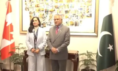 Canadian FM Anita Anand arrives in Islamabad Canadian FM Anita Anand arrives in Islamabad