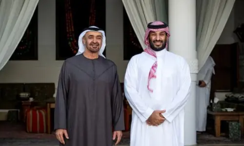 Saudi, UAE ministers use social media to signal unity after months of tension
