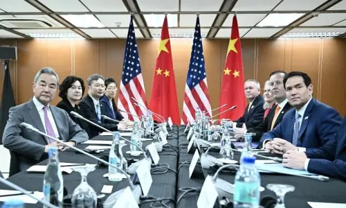 Rubio holds talks with China's Wang Yi as regional powers join Asean meeting