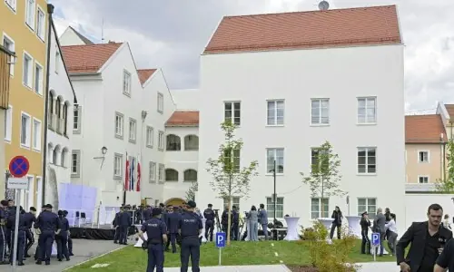 Hitler's Austrian birthplace transformed into police station