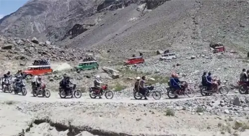 Protesters rally against exclusion of road project from ADP