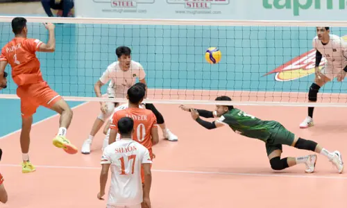 Pakistan maintain winning run in CAVA volleyball Pakistan maintain winning run in CAVA volleyball