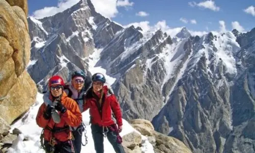 Rockfall at Trango Tower peak base camp injures 3 foreign climbers Rockfall at Trango Tower peak base camp injures 3 foreign climbers