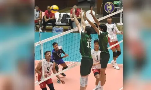 Pakistan stay perfect in Central Asian Volleyball Association championship Pakistan stay perfect in Central Asian Volleyball Association championship