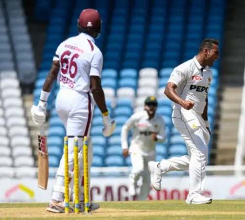 Pakistan seize control but Hope, Joseph fight on as WI reach 303-7 at lunch