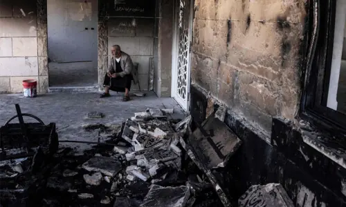 Israeli settlers torch West Bank mosques Israeli settlers torch West Bank mosques
