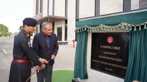 Naqvi inaugurates modern Frontier Corps hospital in Turbat Naqvi inaugurates modern Frontier Corps hospital in Turbat