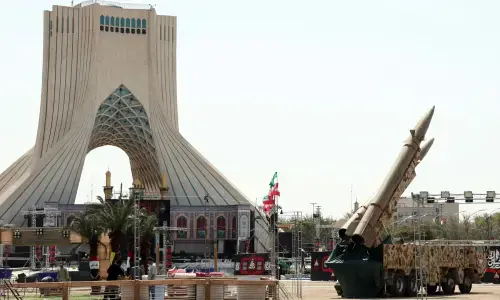 Iran military warns countries 'serving as a defensive shield' for US will be 'engulfed by flames of war'