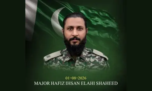 Army major martyred in North Waziristan IBO: ISPR Army major martyred in North Waziristan IBO: ISPR