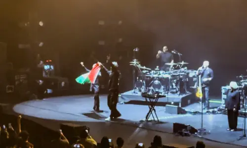 Britain's Massive Attack say they were detained, questioned after raising Palestinian flag in Singapore