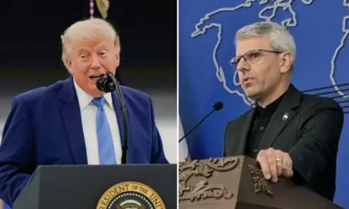 Iran say no talks taking place with US despite Trump announcing negotiations set to begin on Monday