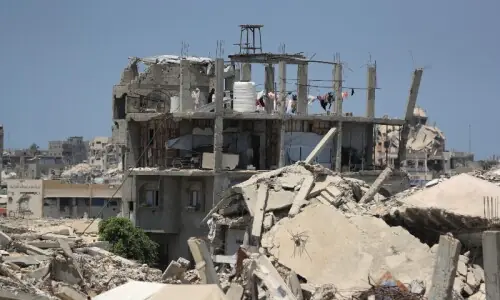 After deadly day, Gazans say Trump's touting of plan jars with grim reality