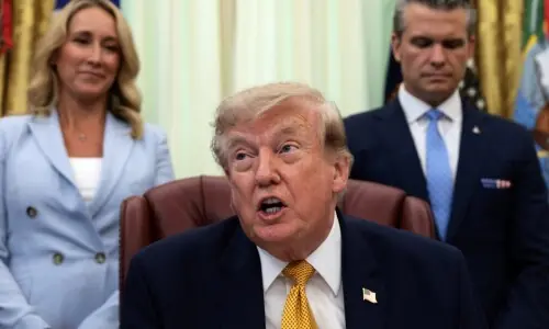 Talks with Iran 'going on right now', Trump says