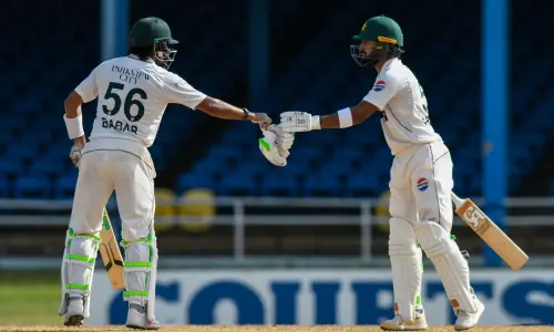 Shafique, Babar lead strong Pakistan reply against West Indies in second Trinidad Test