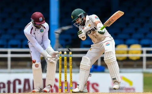 Babar misses century as West Indies fight back Babar misses century as West Indies fight back