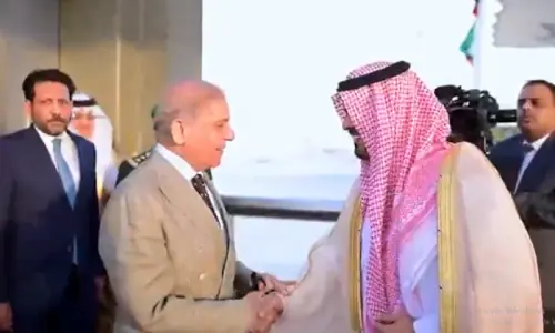 PM Shehbaz arrives in Saudi Arabia on 3-day visit