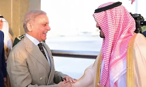 PM Shehbaz arrives in Saudi Arabia on 3-day visit